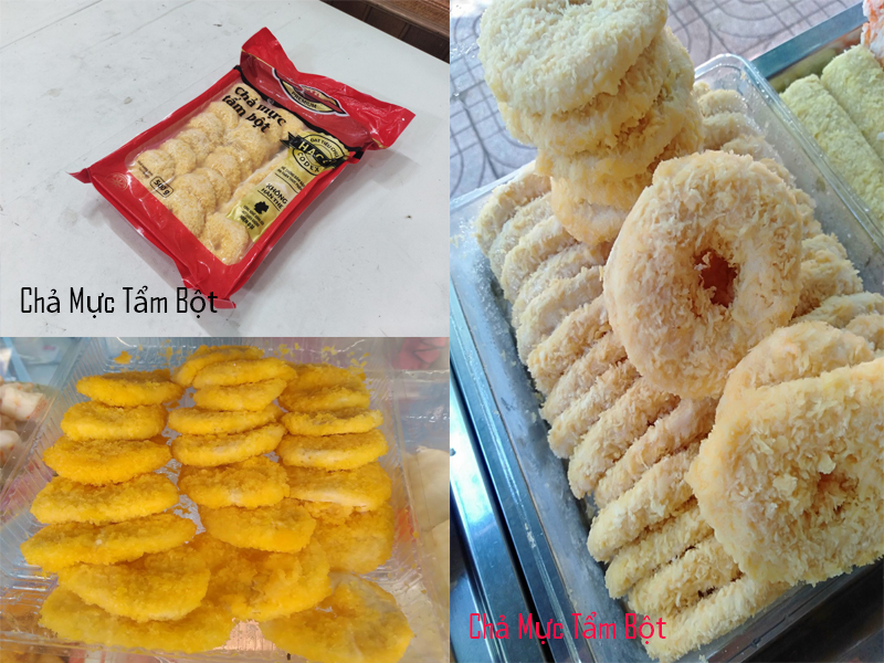 chả mực tẩm bột