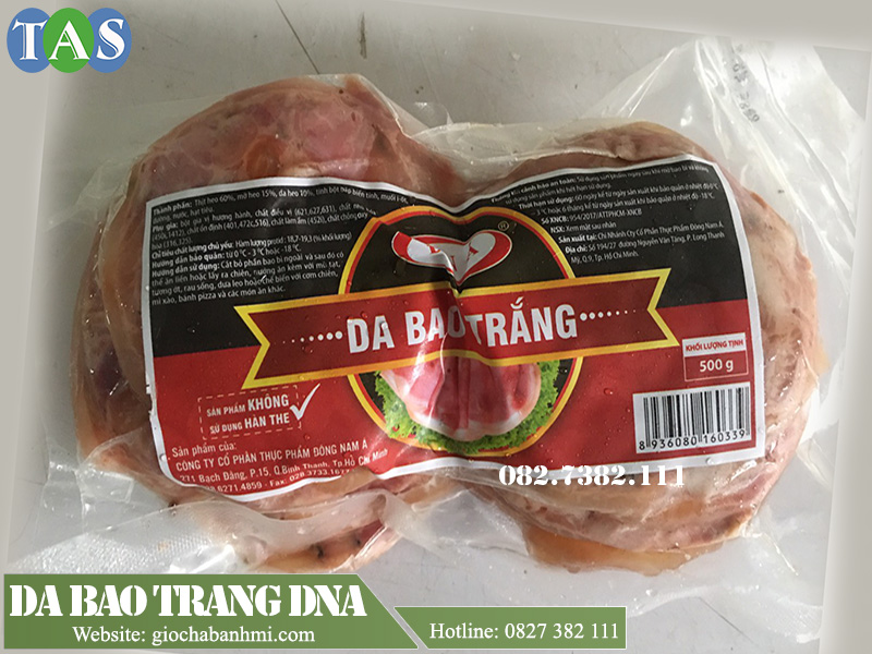 da bao trắng Đông Nam Á loại 2 dạng xắt lát sẵn