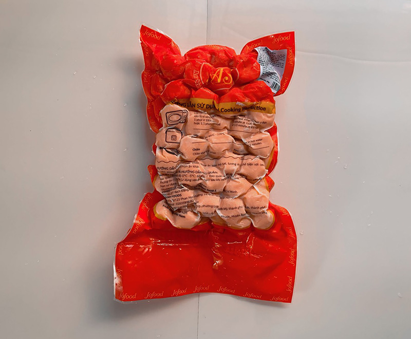 mặt sau của sản phẩm